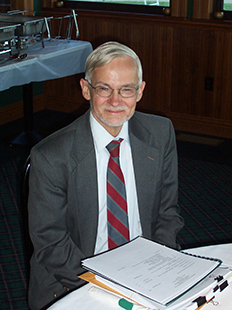 James Poschel smiling to the camera.